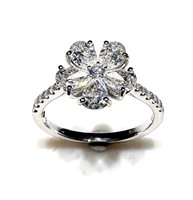 Ringe Dame JOVANE in Weißgold Diamante JR2447 Sommer A